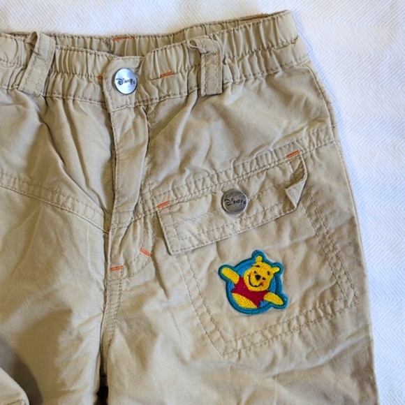 disney winnie the pooh lined cargo track pants size 80 12-18 months baby - Picture 3 of 10